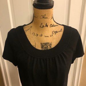 Ann Taylor Loft Black Blouse